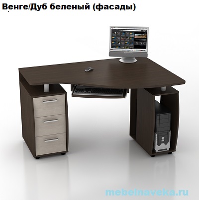 Компьютерный стол КС-14У Ибис угловой